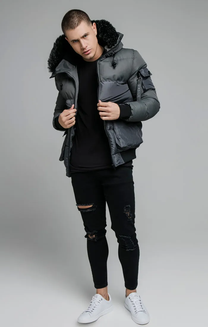 Grey Distance Jacket sold by Siksilk product image thumbnail 4