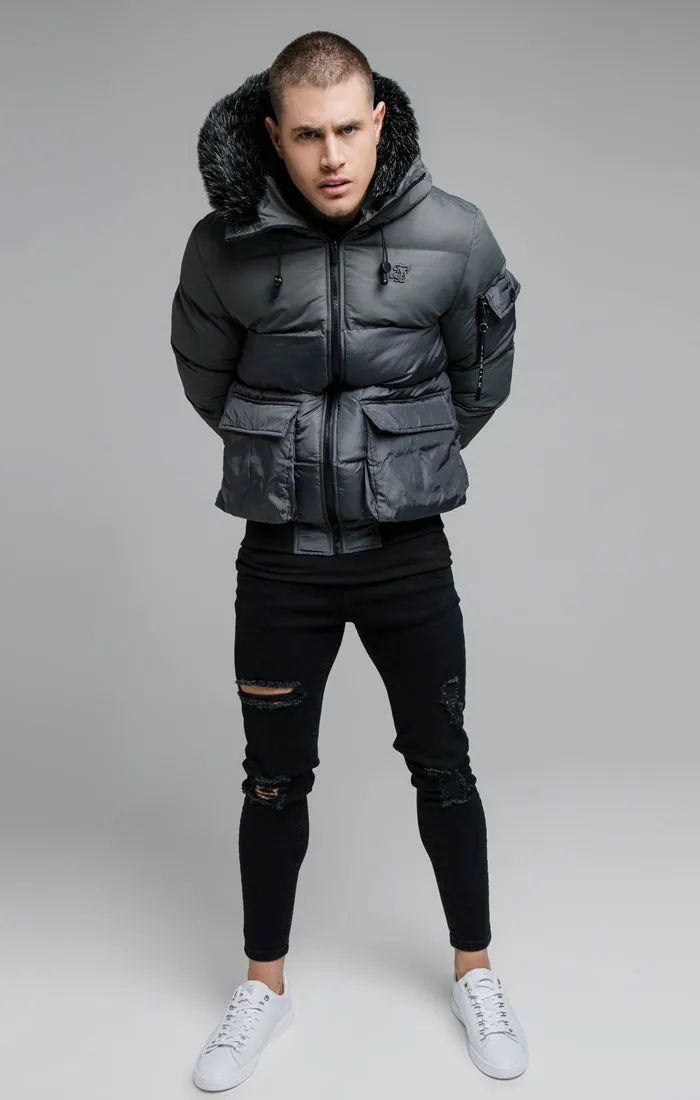 Grey Distance Jacket sold by Siksilk product image thumbnail 5