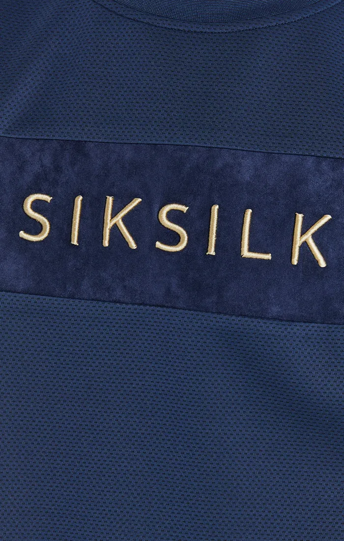 Boys Navy Mesh Sweatshirt sold by Siksilk product image thumbnail 3