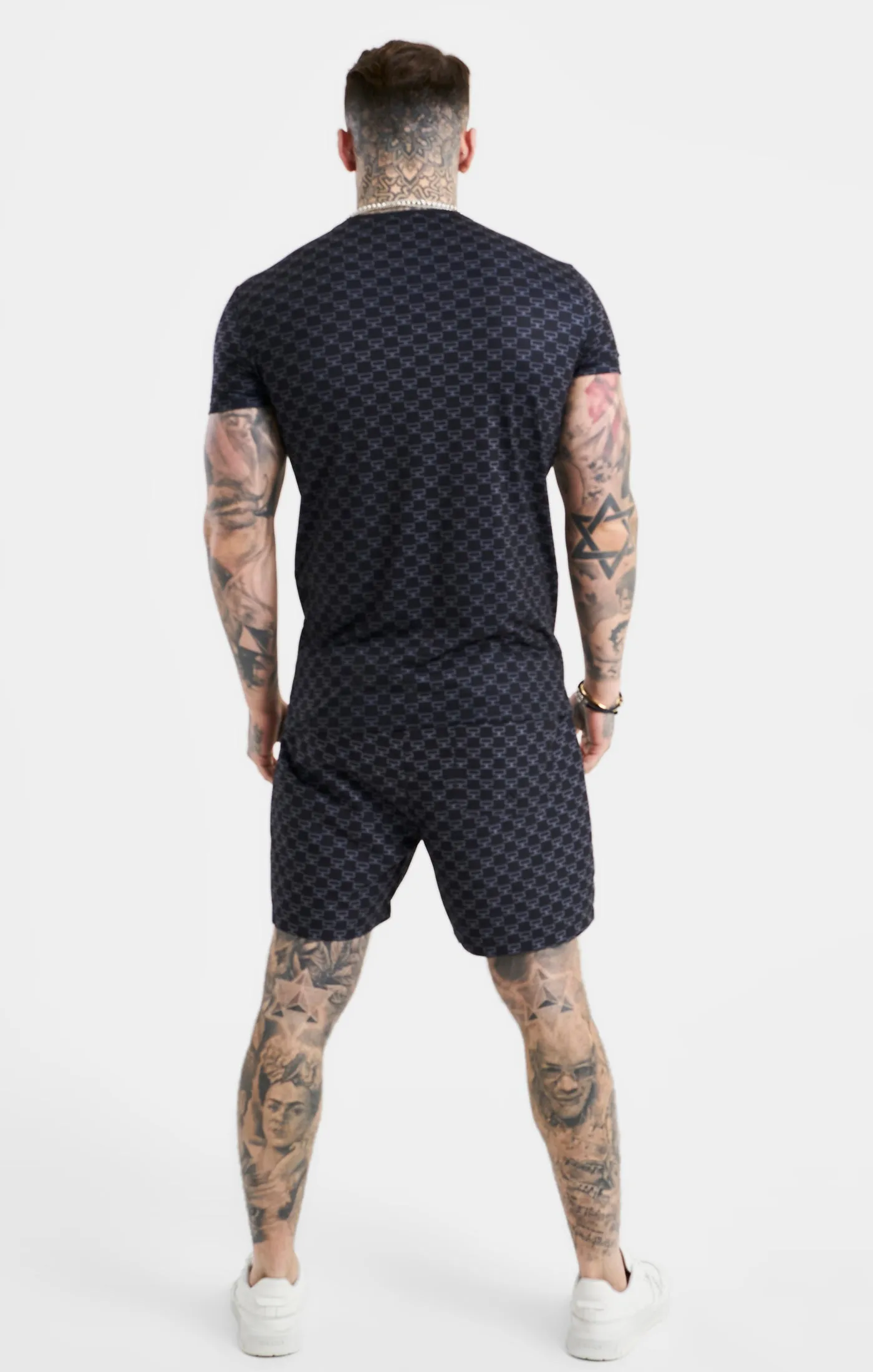 SikSilk Monogram Tee - Black sold by Siksilk product image thumbnail 5