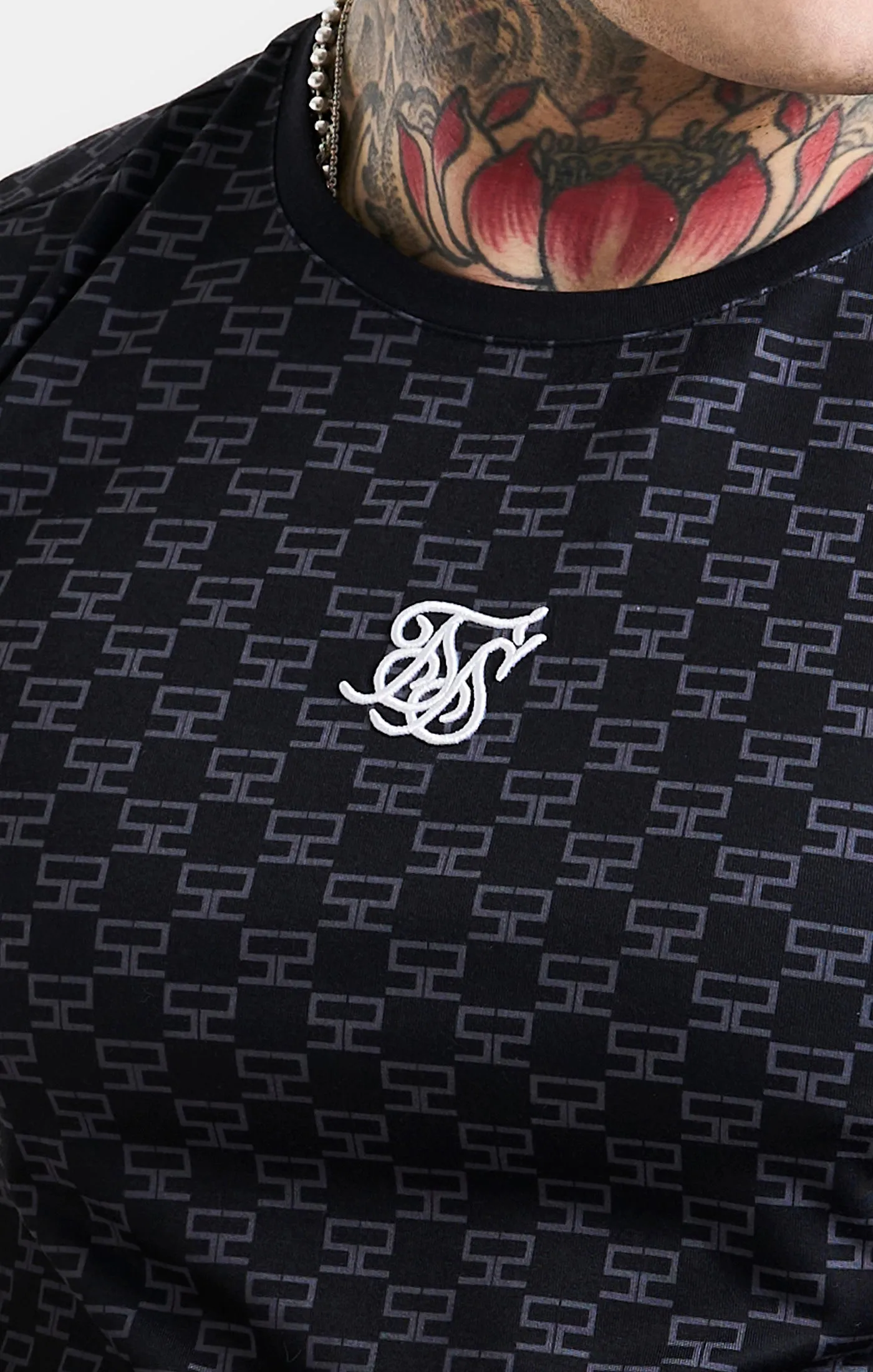 SikSilk Monogram Tee - Black sold by Siksilk product image thumbnail 2