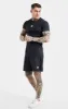 SikSilk Monogram Tee - Black sold by Siksilk