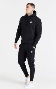 Black Essential Overhead Hoodie sold by Siksilk