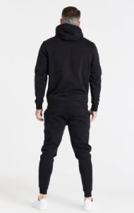 Black Essential Overhead Hoodie sold by Siksilk