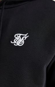Black Essential Overhead Hoodie sold by Siksilk