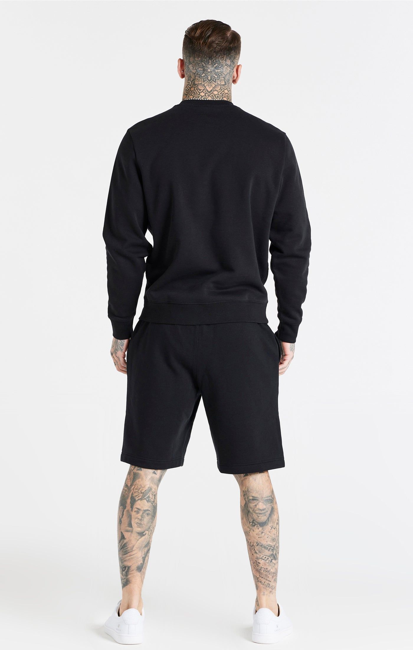 Black Essential Fleece Short sold by Siksilk product image thumbnail 5