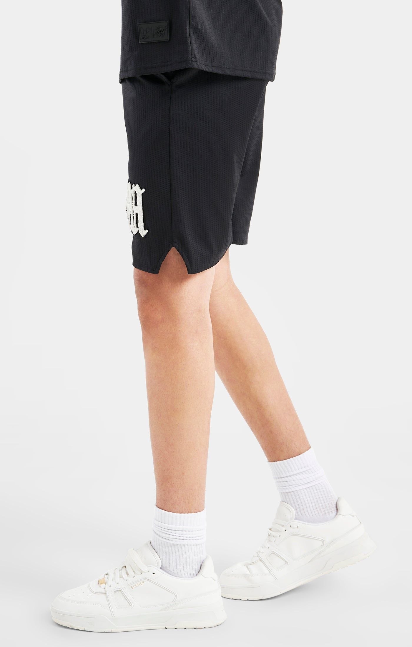 Messi x SikSilk Logo Loose Fit Shorts - Black sold by Siksilk product image thumbnail 2