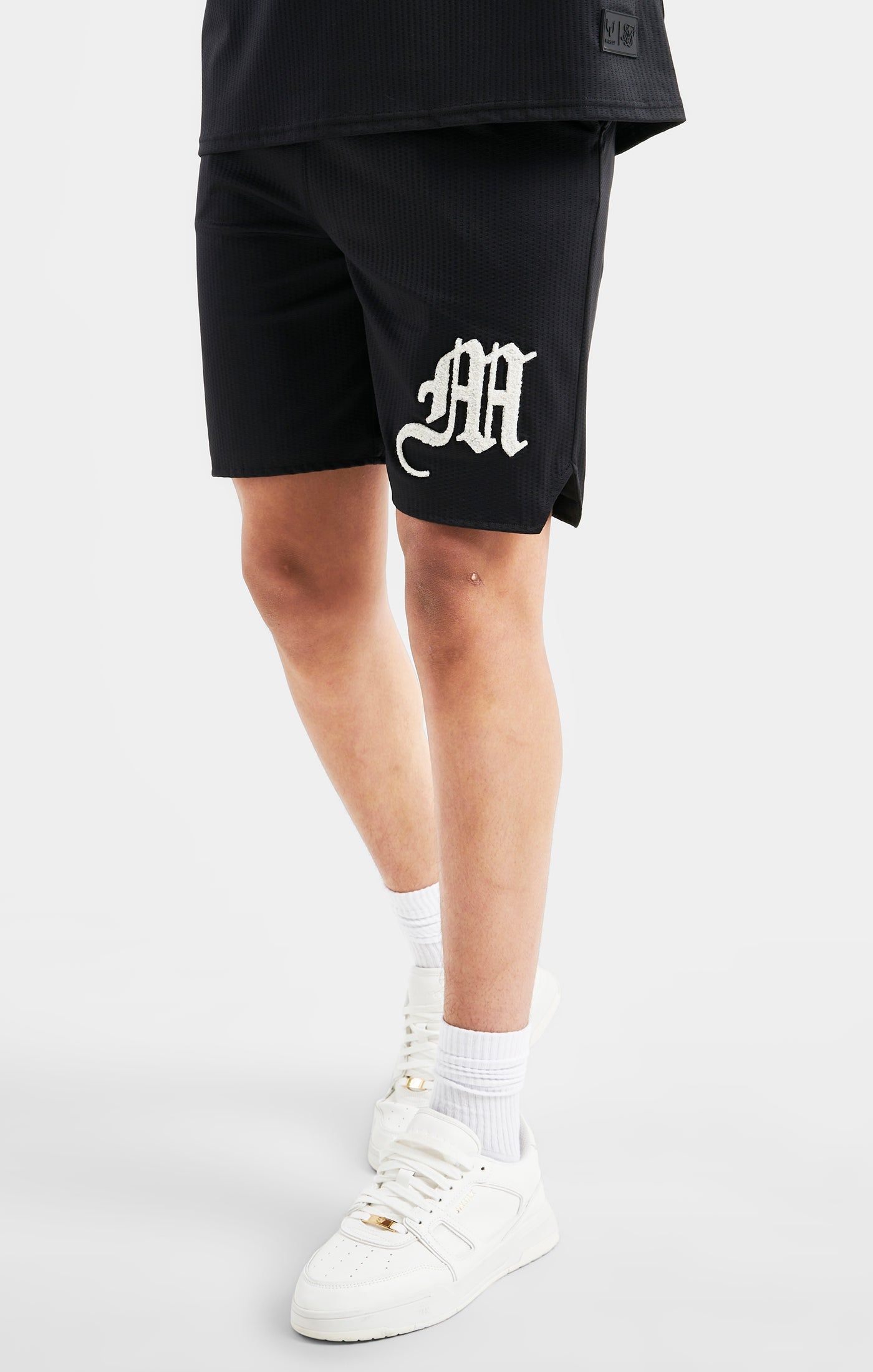 Messi x SikSilk Logo Loose Fit Shorts - Black sold by Siksilk product image thumbnail 6