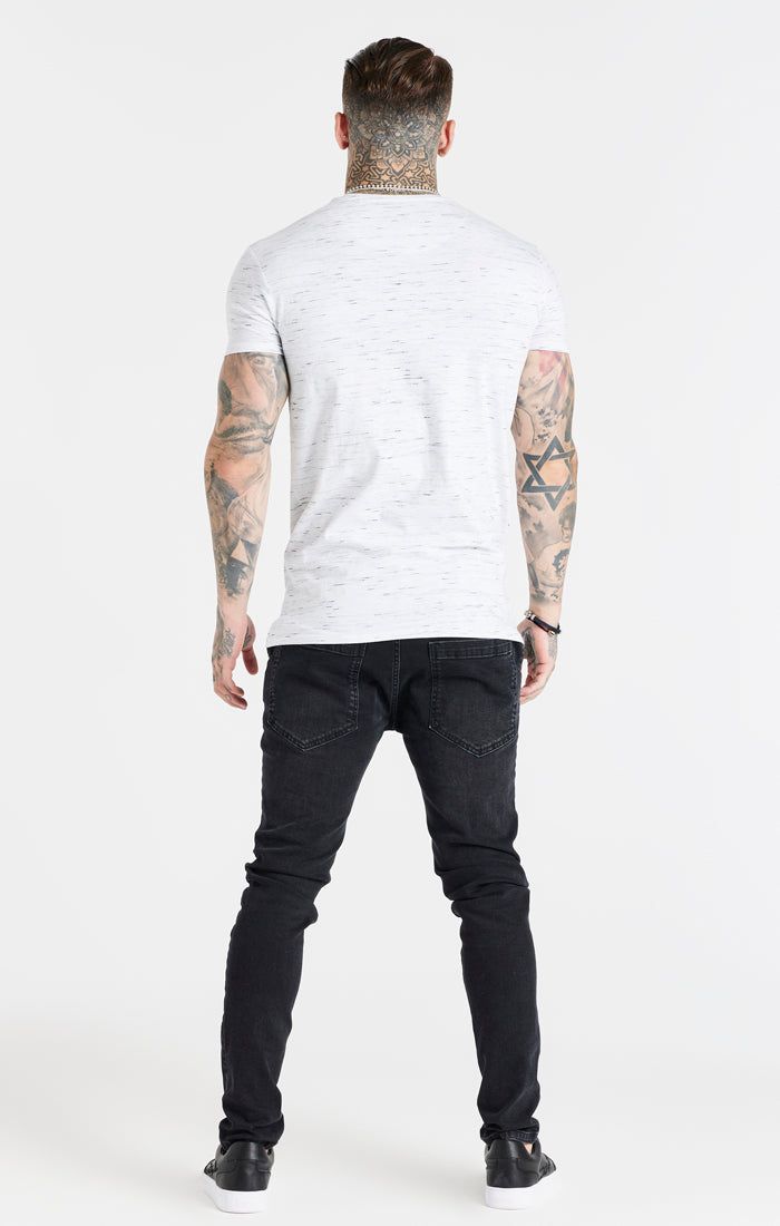 White Muscle Fit T-Shirt sold by Siksilk product image thumbnail 6