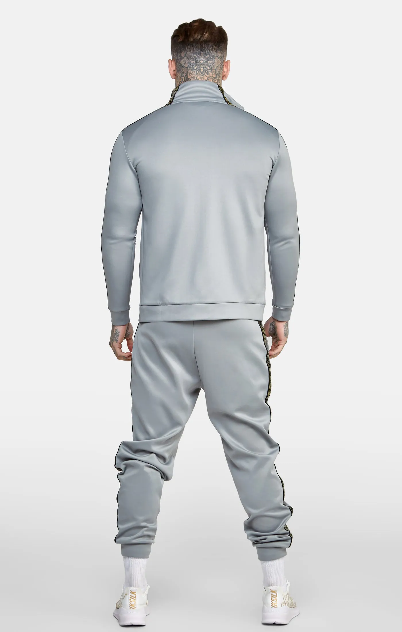 Grey Taped Track Top sold by Siksilk product image thumbnail 5