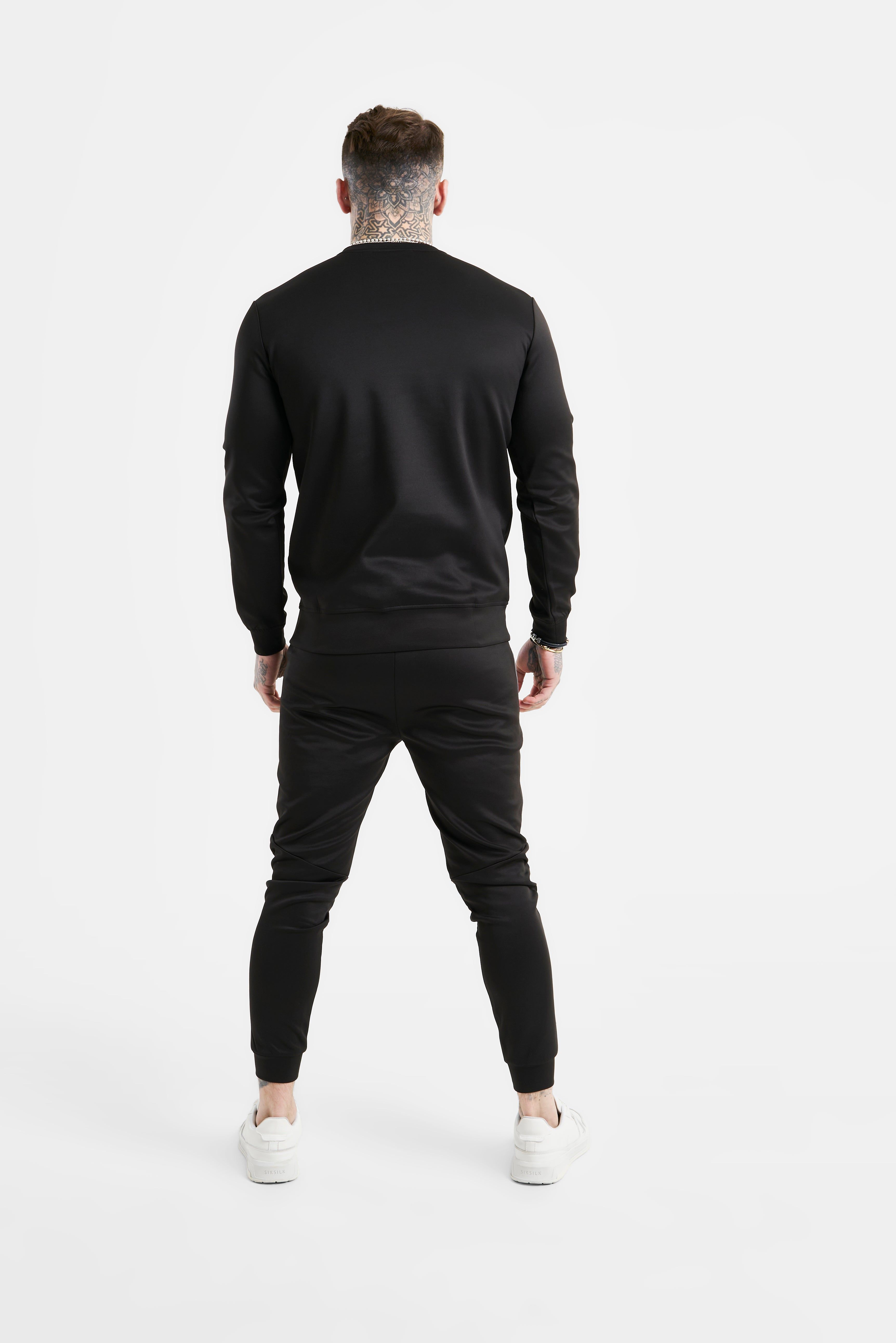 Black Panelled Sweatshirt sold by Siksilk product image thumbnail 5