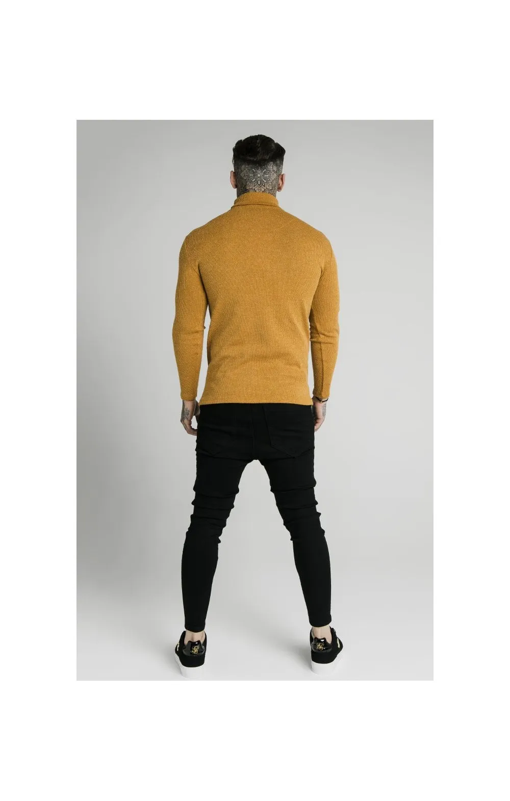 SikSilk Rib Turtle Neck - Yellow sold by Siksilk product image thumbnail 5