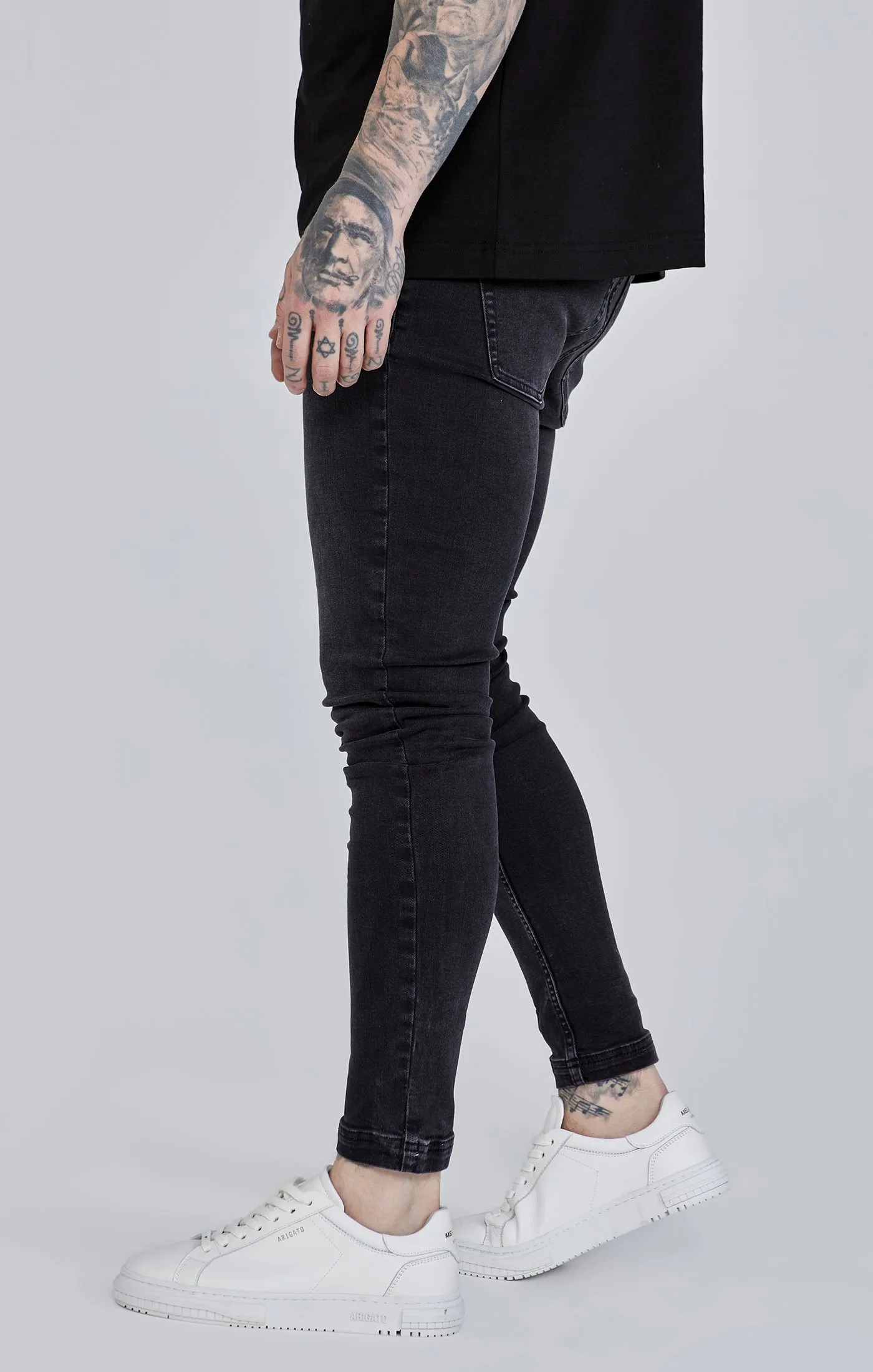 Black Skinny Jeans sold by Siksilk product image thumbnail 3