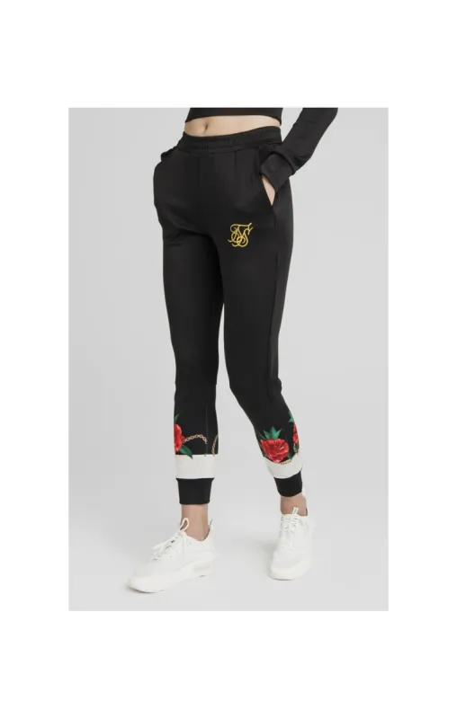 SikSilk Majestic Track Pants - Black sold by Siksilk