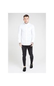 SikSilk L/S Smart Shirt - White sold by Siksilk