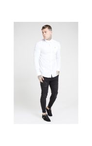 SikSilk L/S Smart Shirt - White sold by Siksilk