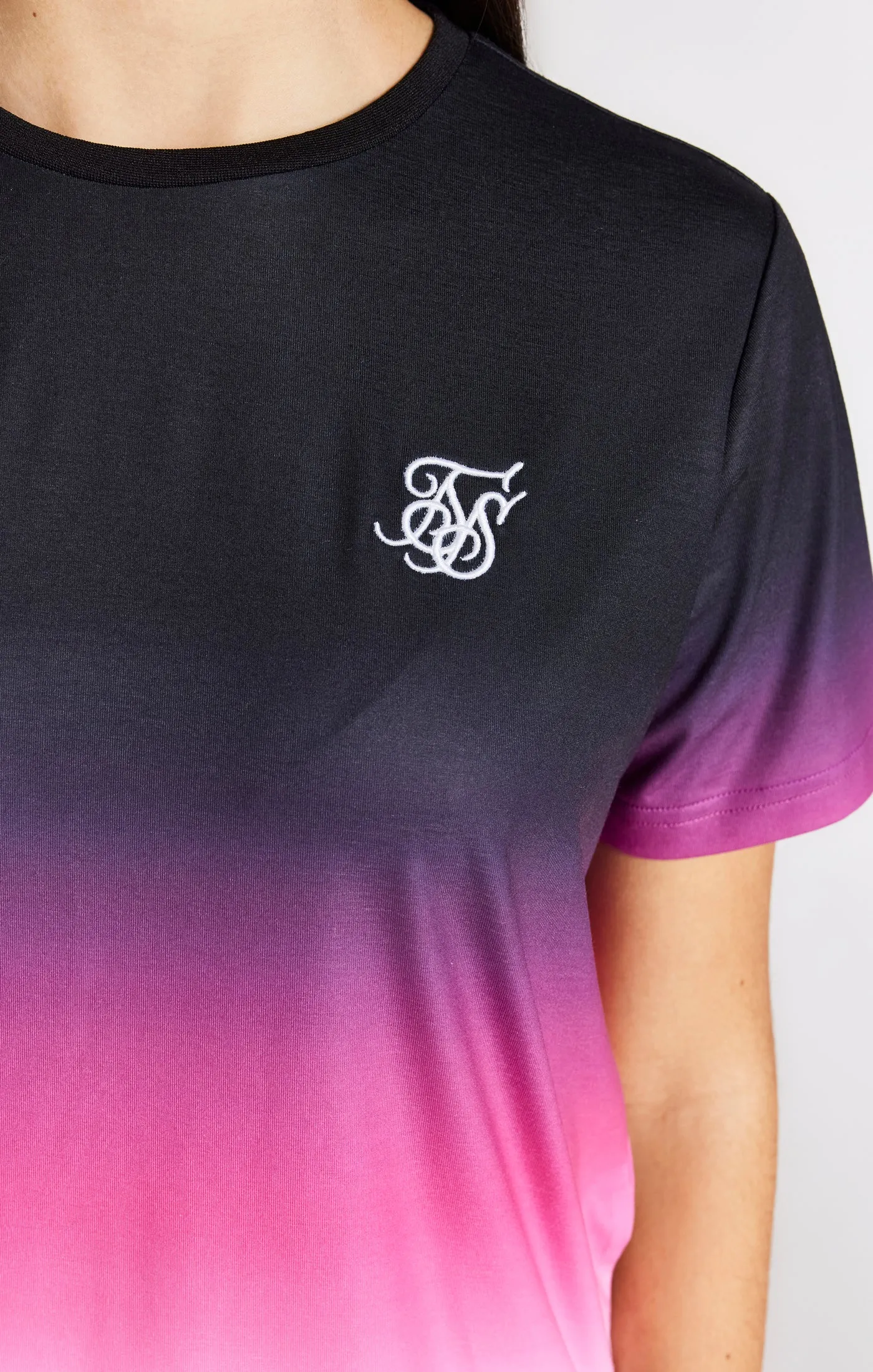 Girls Pink Fade Boyfriend T-Shirt sold by Siksilk product image thumbnail 2