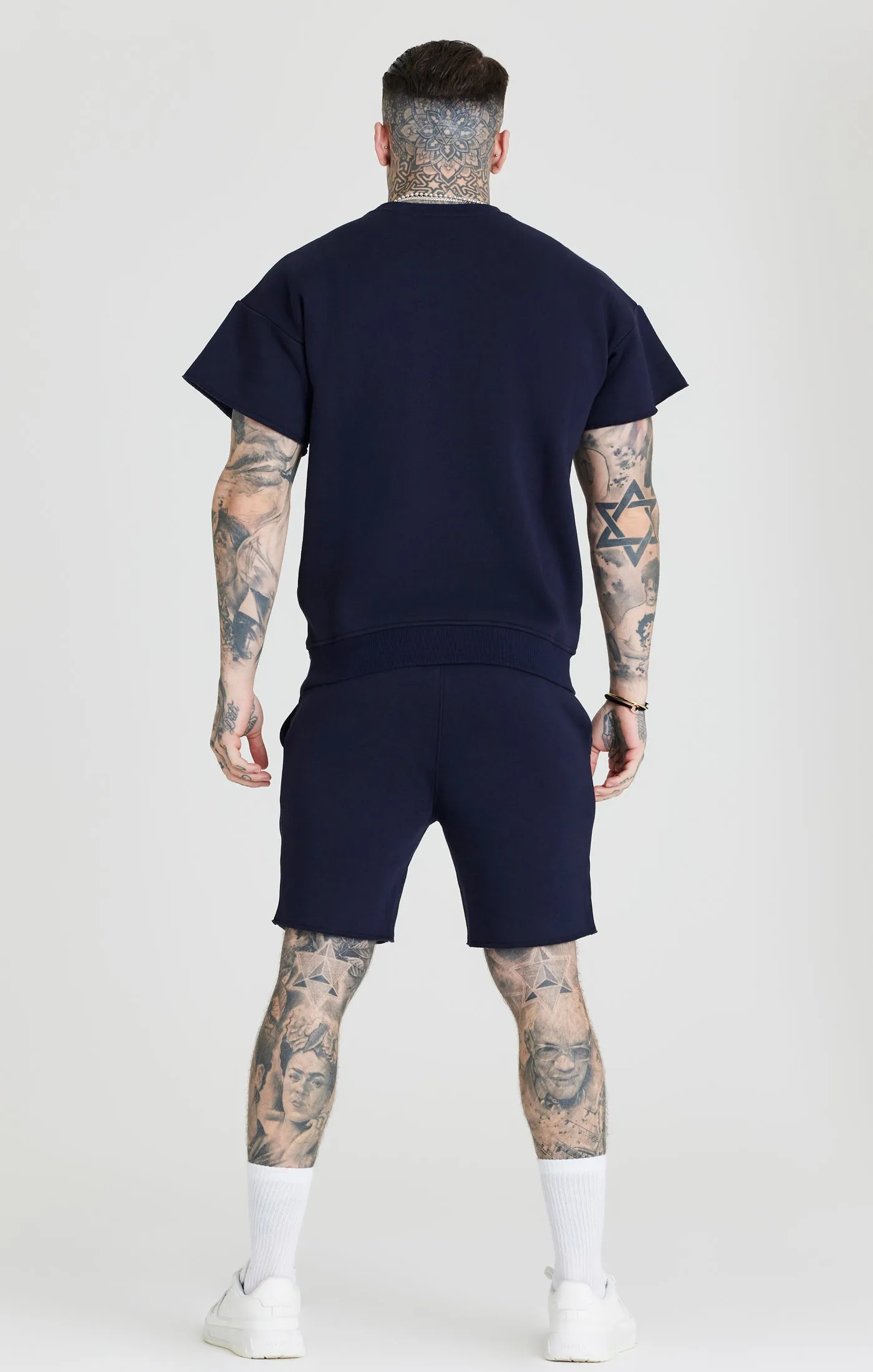 Navy Varsity Sweatshirt sold by Siksilk product image thumbnail 4