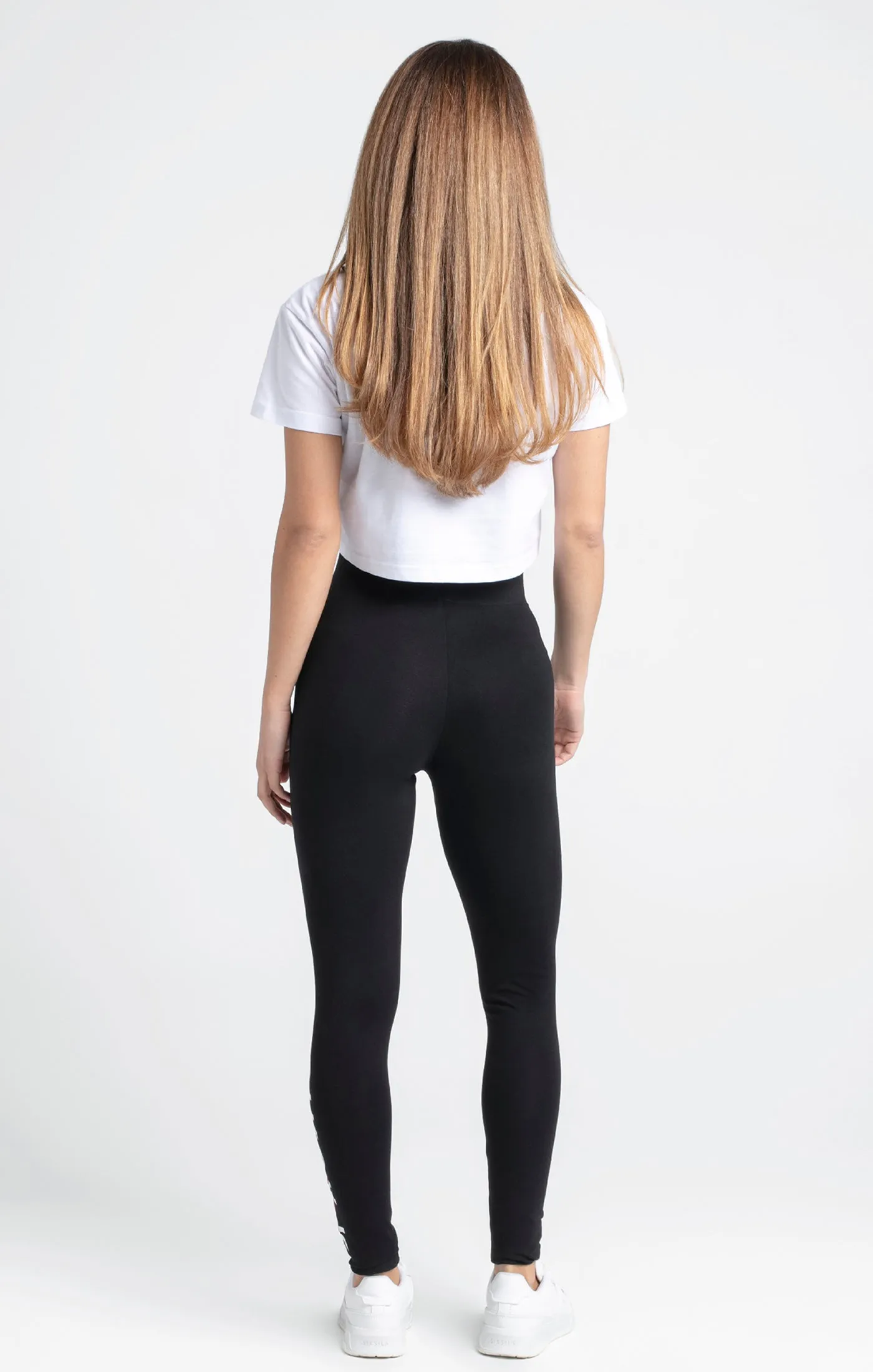 Black Script Legging sold by Siksilk product image thumbnail 5