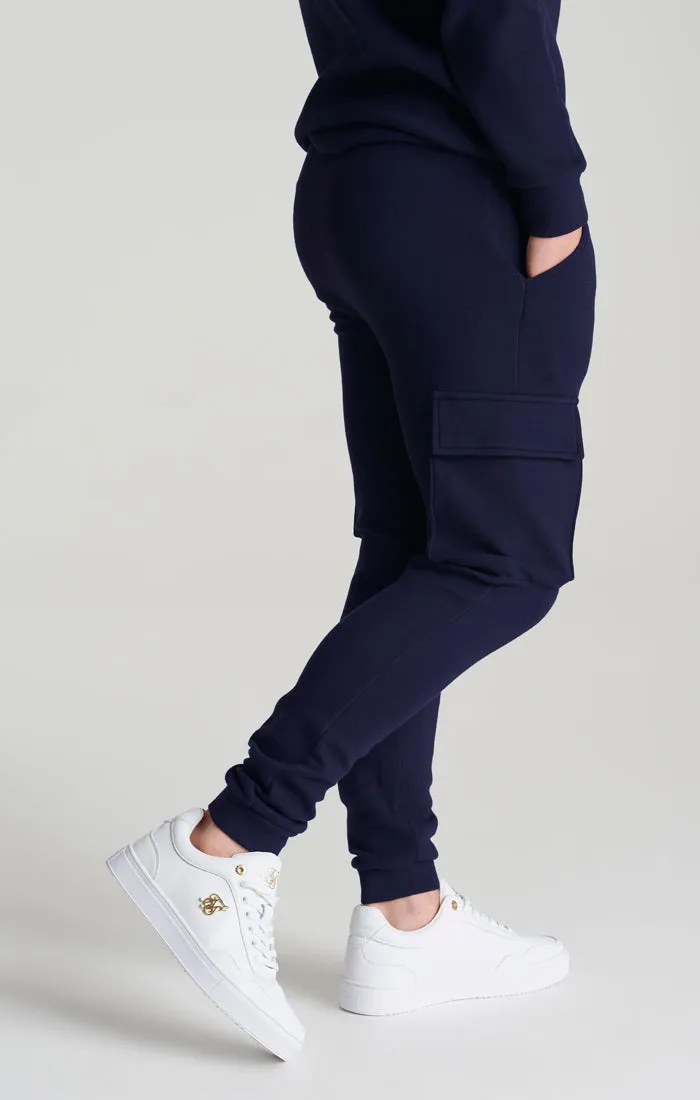 Boys Navy Cargo Jogger sold by Siksilk product image thumbnail 2