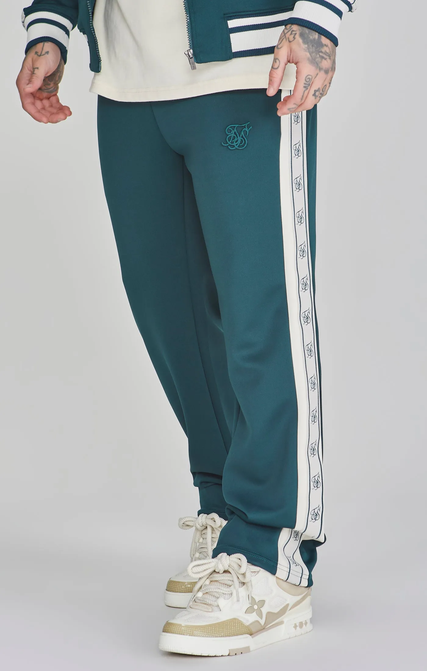 Green Track Pants sold by Siksilk product image thumbnail 3