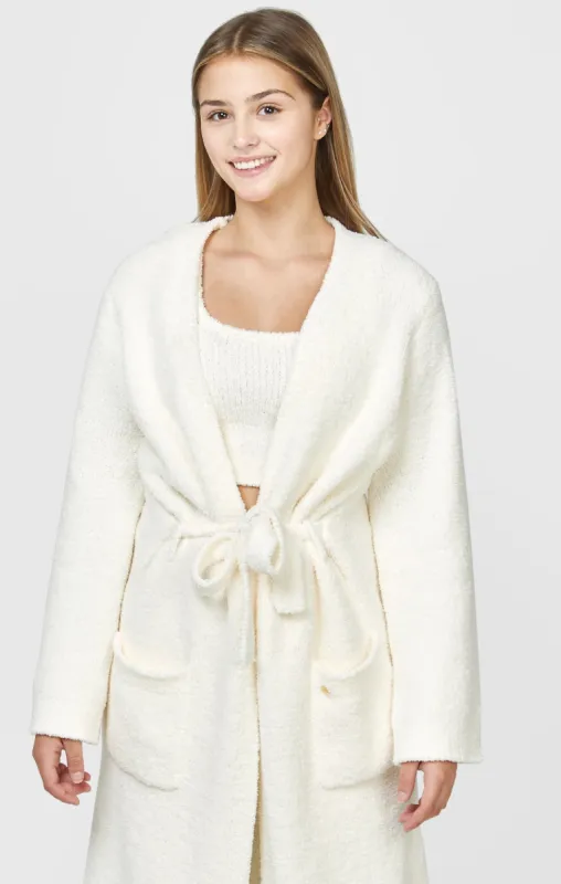 Girls Ecru Lounge Cardigan sold by Siksilk