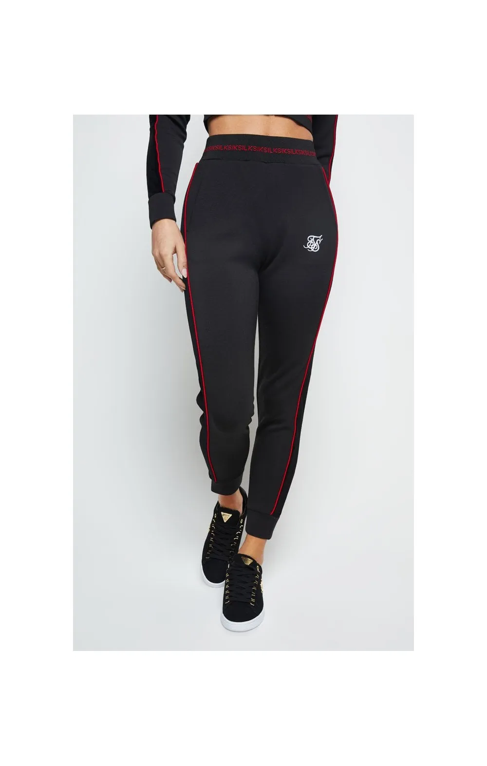 SikSilk Imperial Track Pants - Black sold by Siksilk product image thumbnail 2