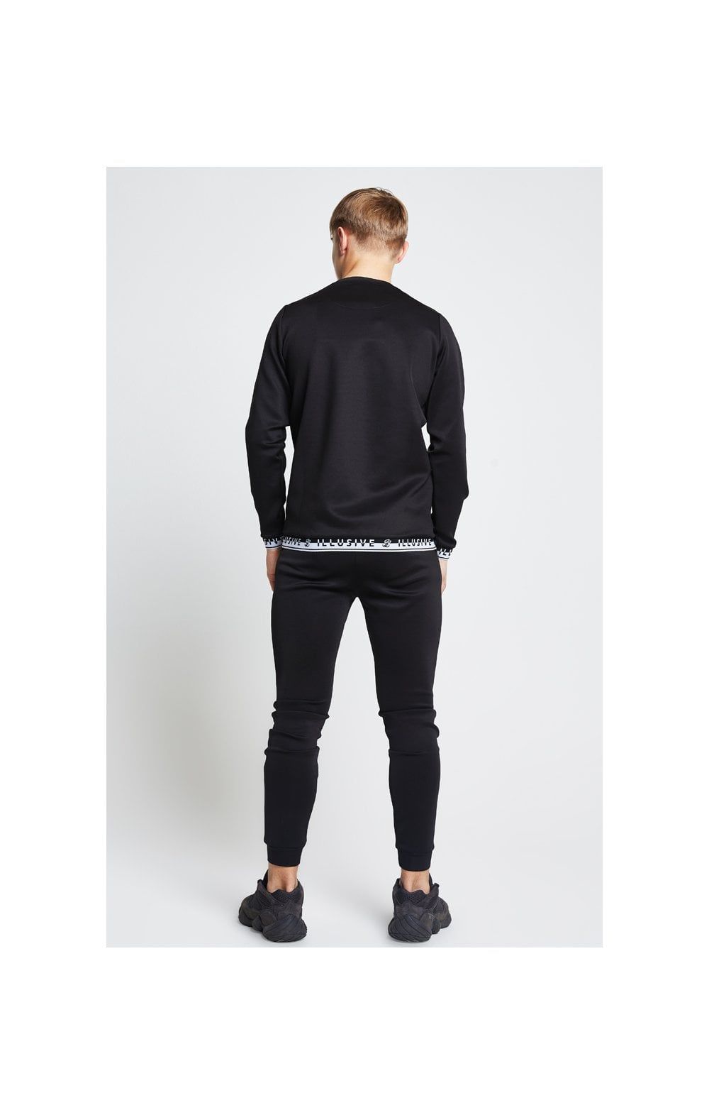 Illusive London Taped Crew Sweater - Black sold by Siksilk product image thumbnail 5