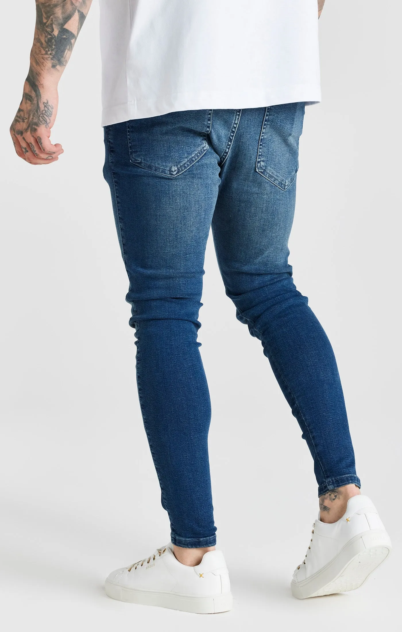 Skinny Jeans Blue Washed sold by Siksilk product image thumbnail 4