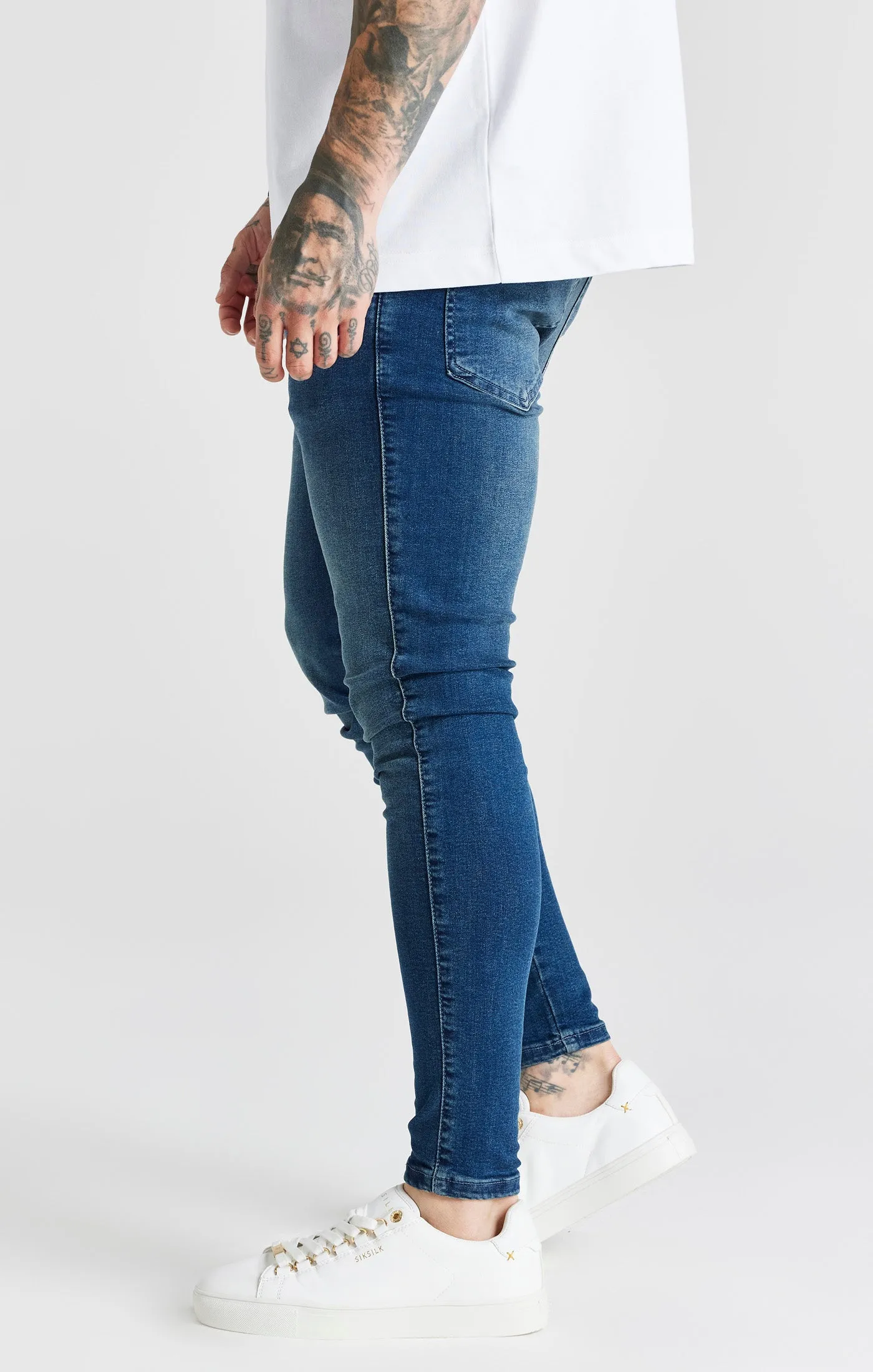 Skinny Jeans Blue Washed sold by Siksilk product image thumbnail 2