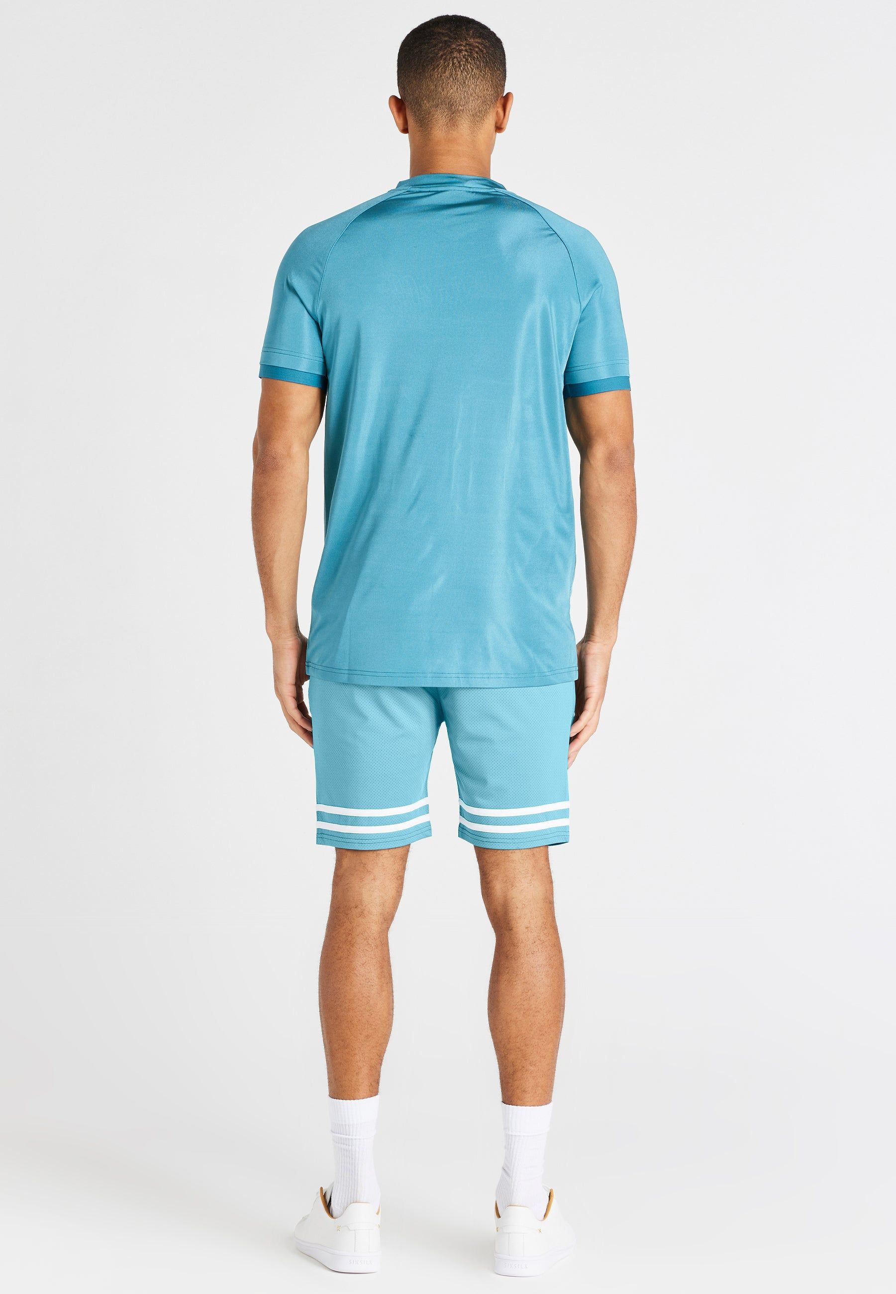 Teal Relaxed Mesh Short sold by Siksilk product image thumbnail 5