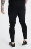 Messi X SikSilk Messi Distressed Skinny Jeans - Washed Black sold by Siksilk