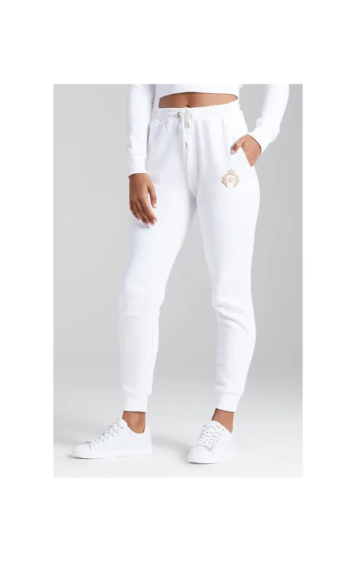 SikSilk Prestige Joggers - White sold by Siksilk