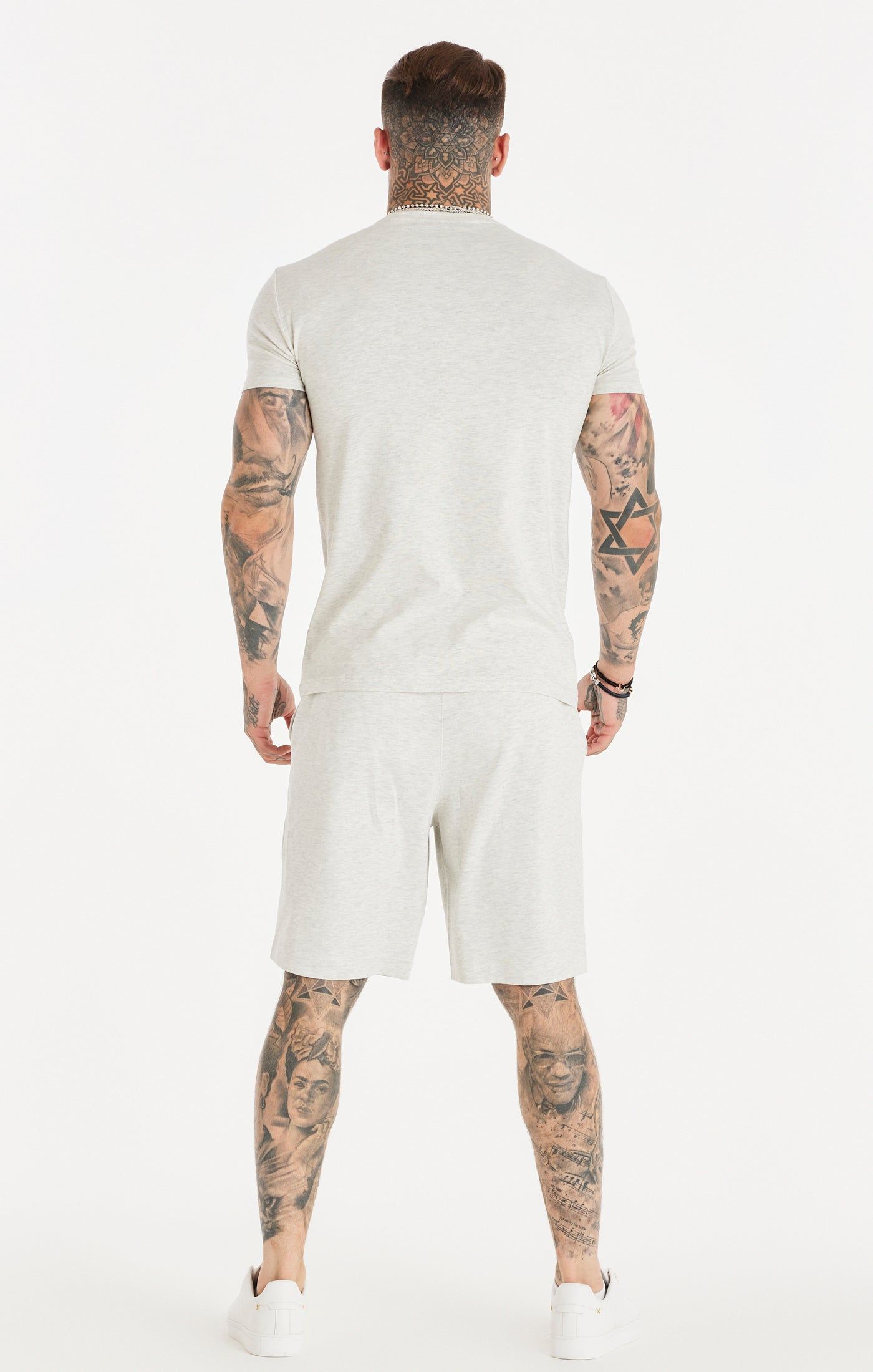Snow Marl Essential Jersey Short sold by Siksilk product image thumbnail 7