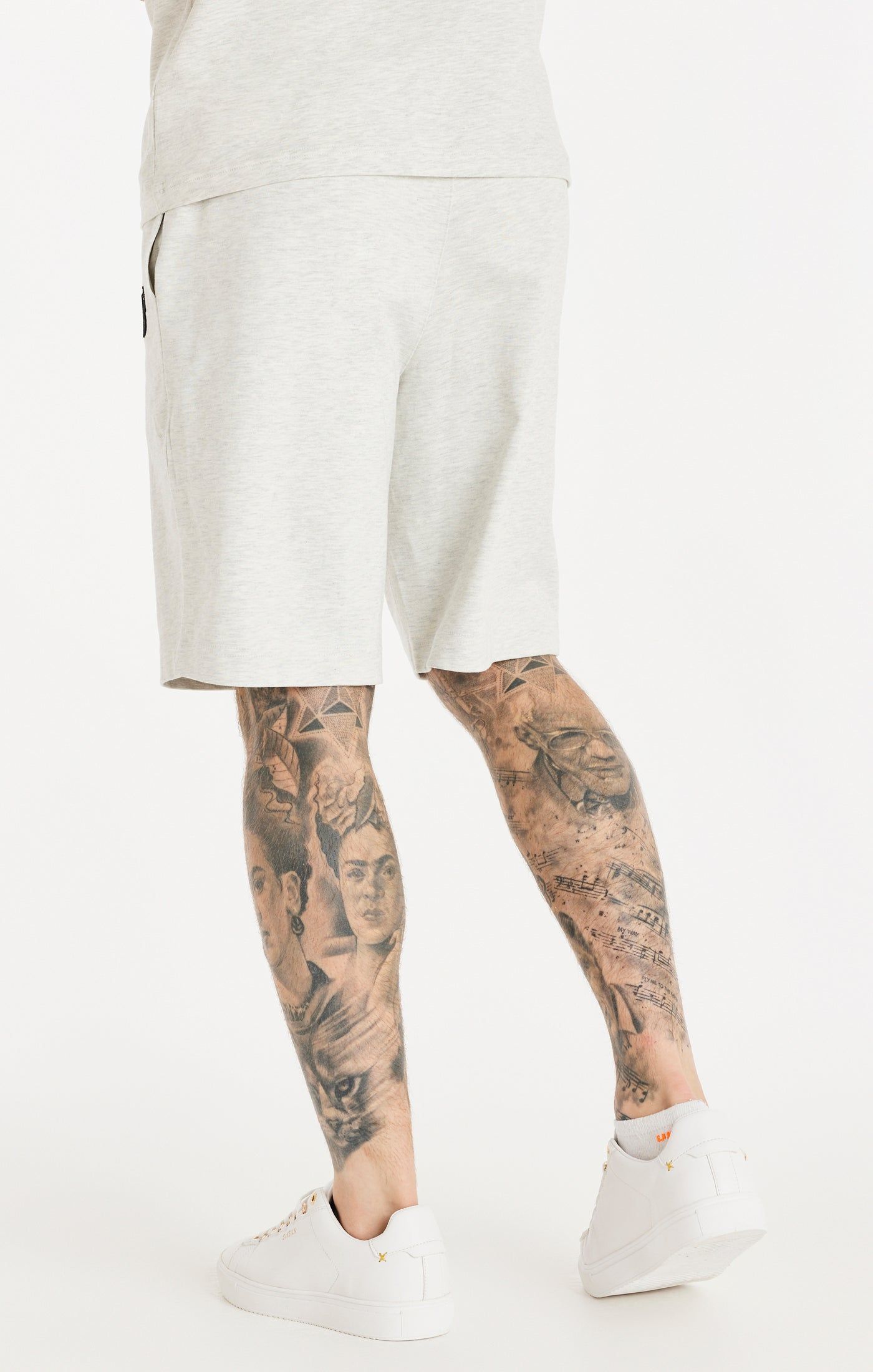 Snow Marl Essential Jersey Short sold by Siksilk product image thumbnail 4