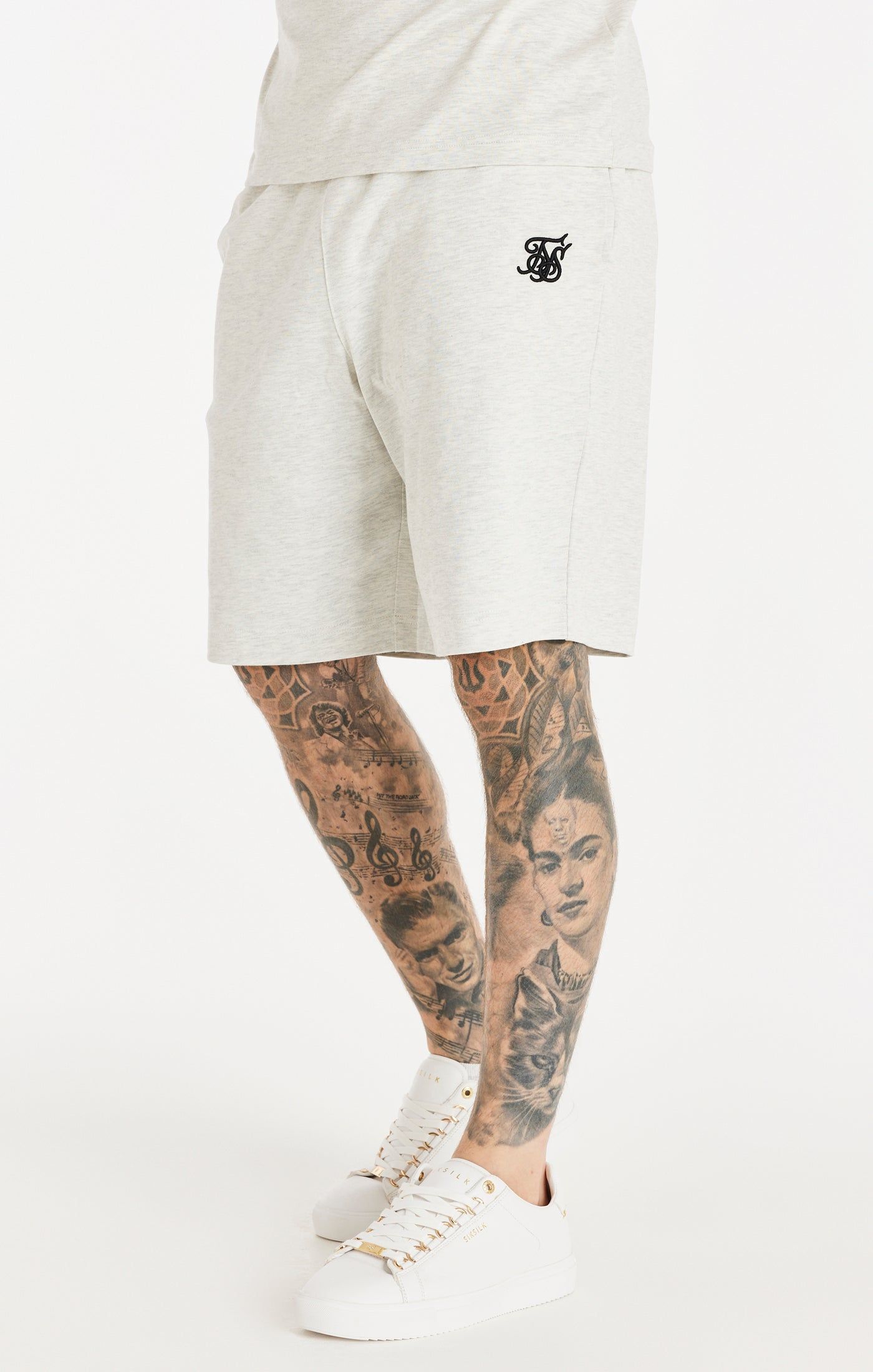 Snow Marl Essential Jersey Short sold by Siksilk