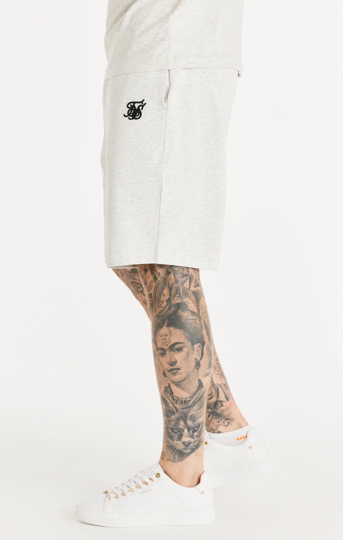 Snow Marl Essential Jersey Short sold by Siksilk product image thumbnail 3