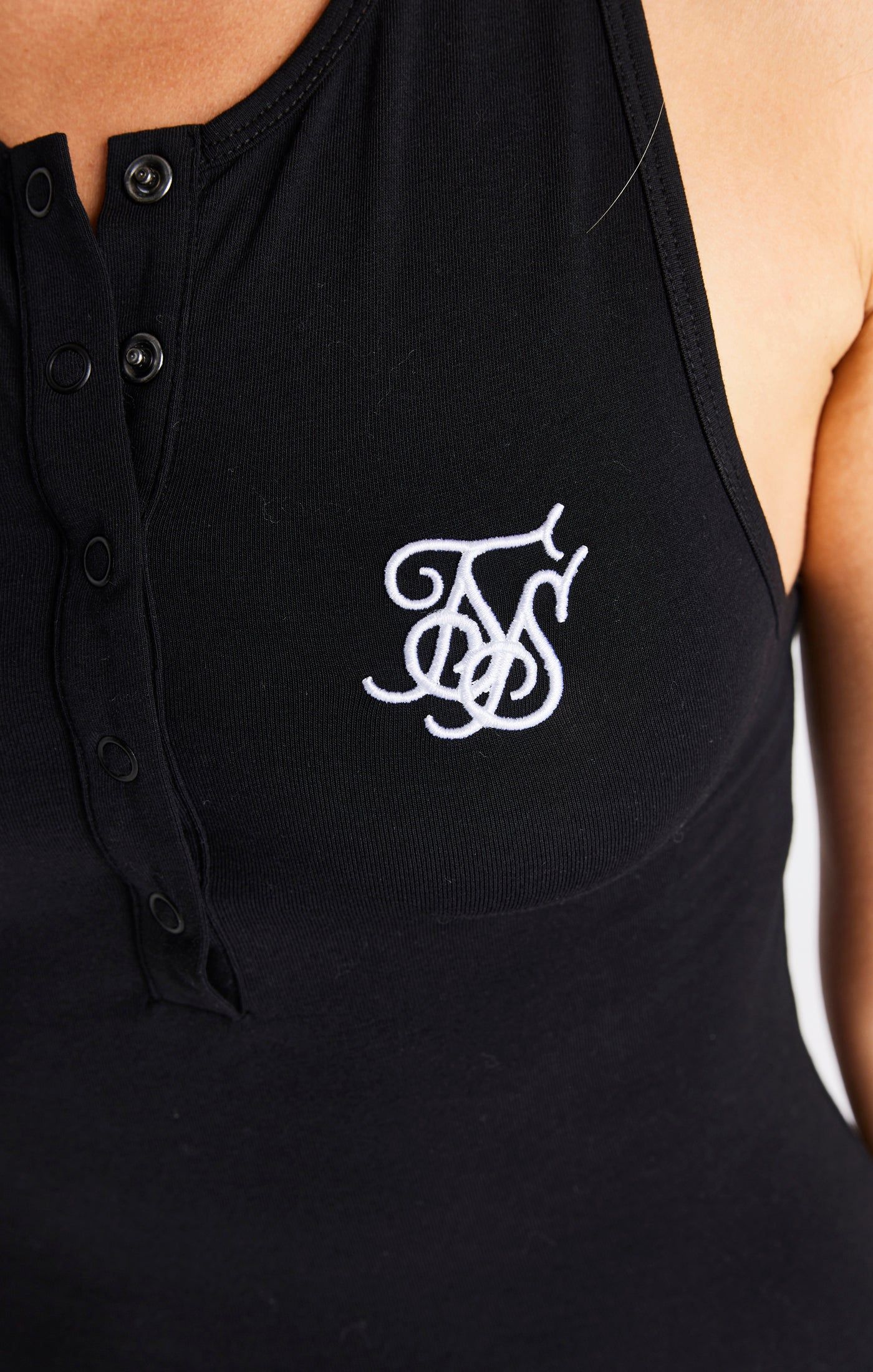 Black Popper Racerback Dress sold by Siksilk product image thumbnail 3