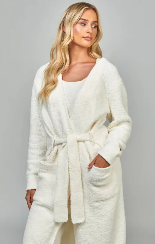 Ecru Lounge Cardigan sold by Siksilk