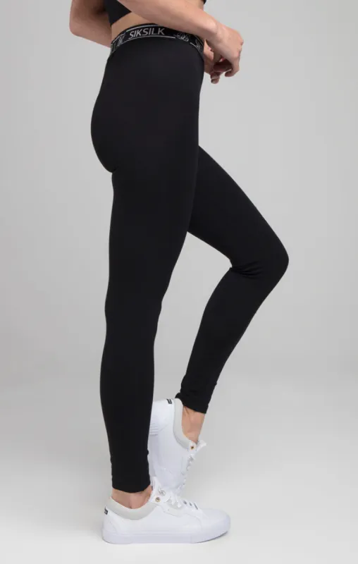 SikSilk Core Leggings - Black sold by Siksilk