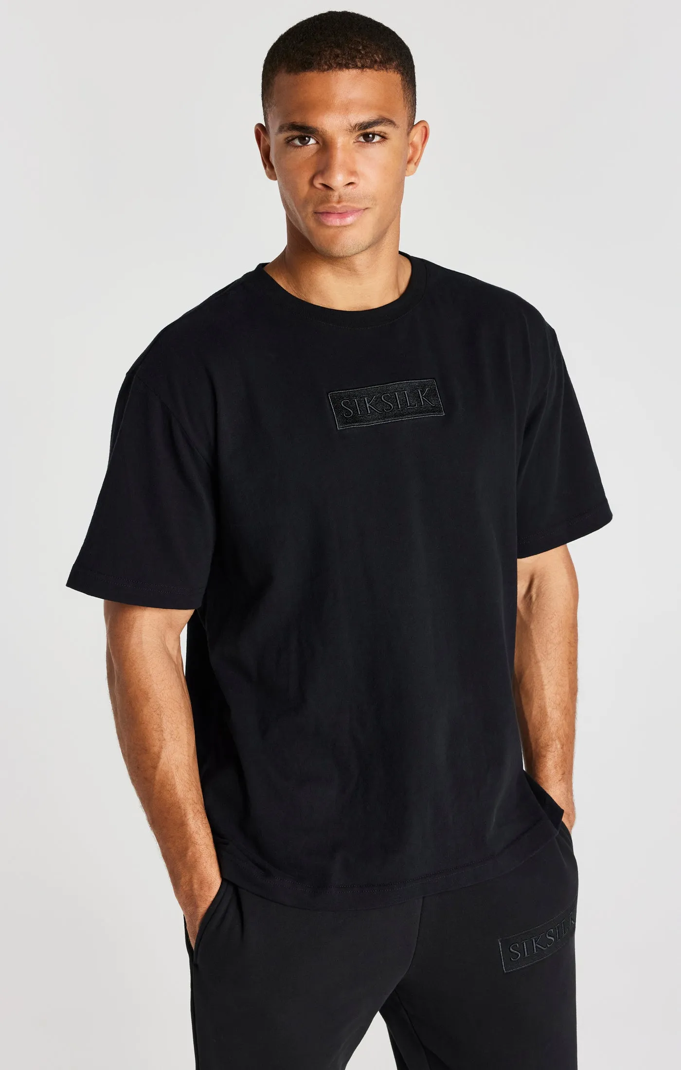 Black Oversized T-Shirt sold by Siksilk product image thumbnail 4