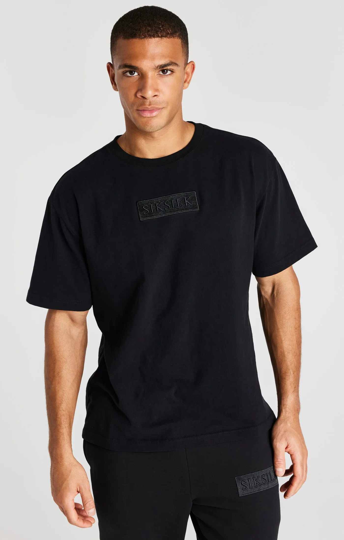 Black Oversized T-Shirt sold by Siksilk product image thumbnail 2