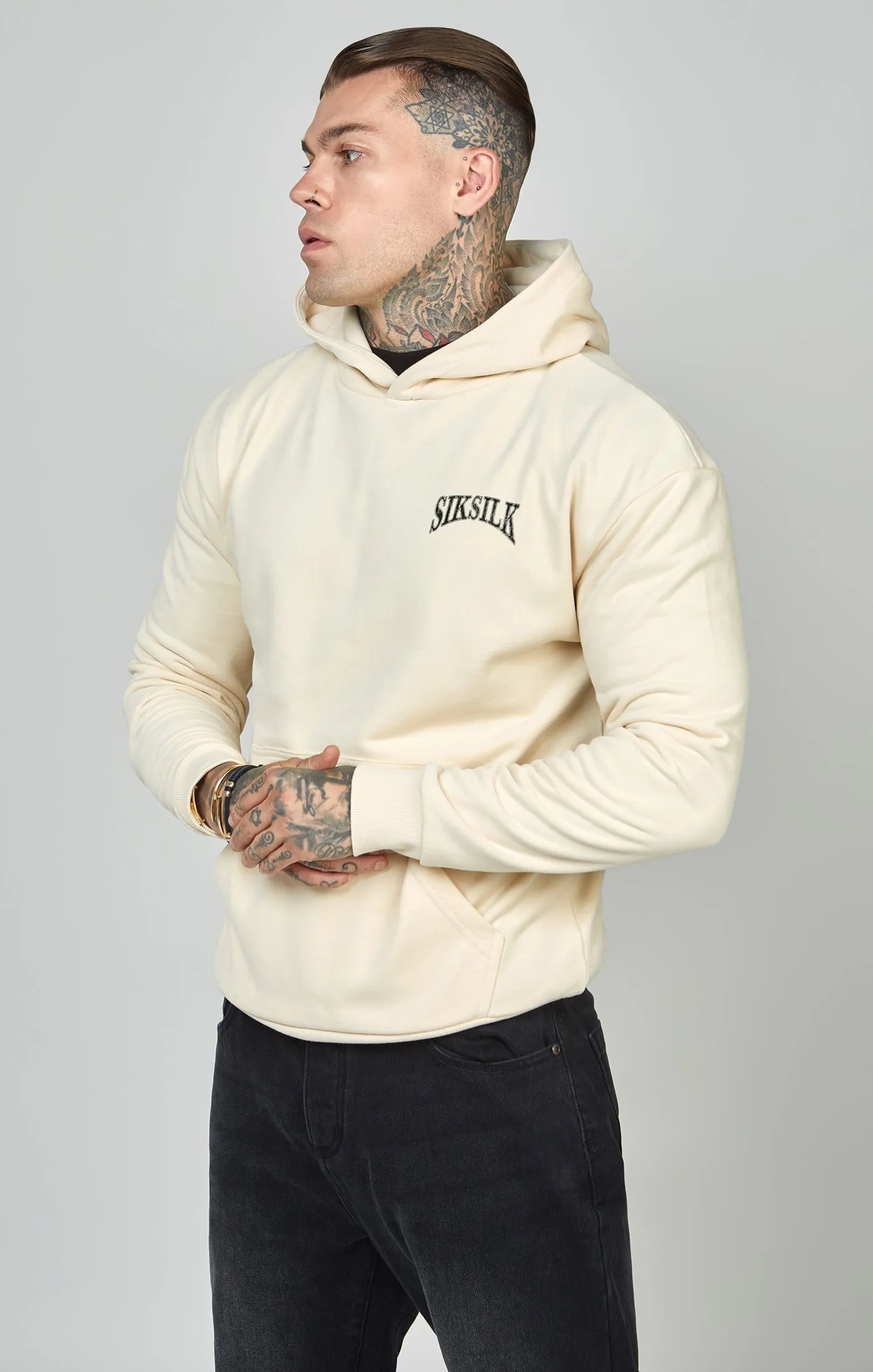 Oversized Crest Logo Hoodie sold by Siksilk product image thumbnail 4