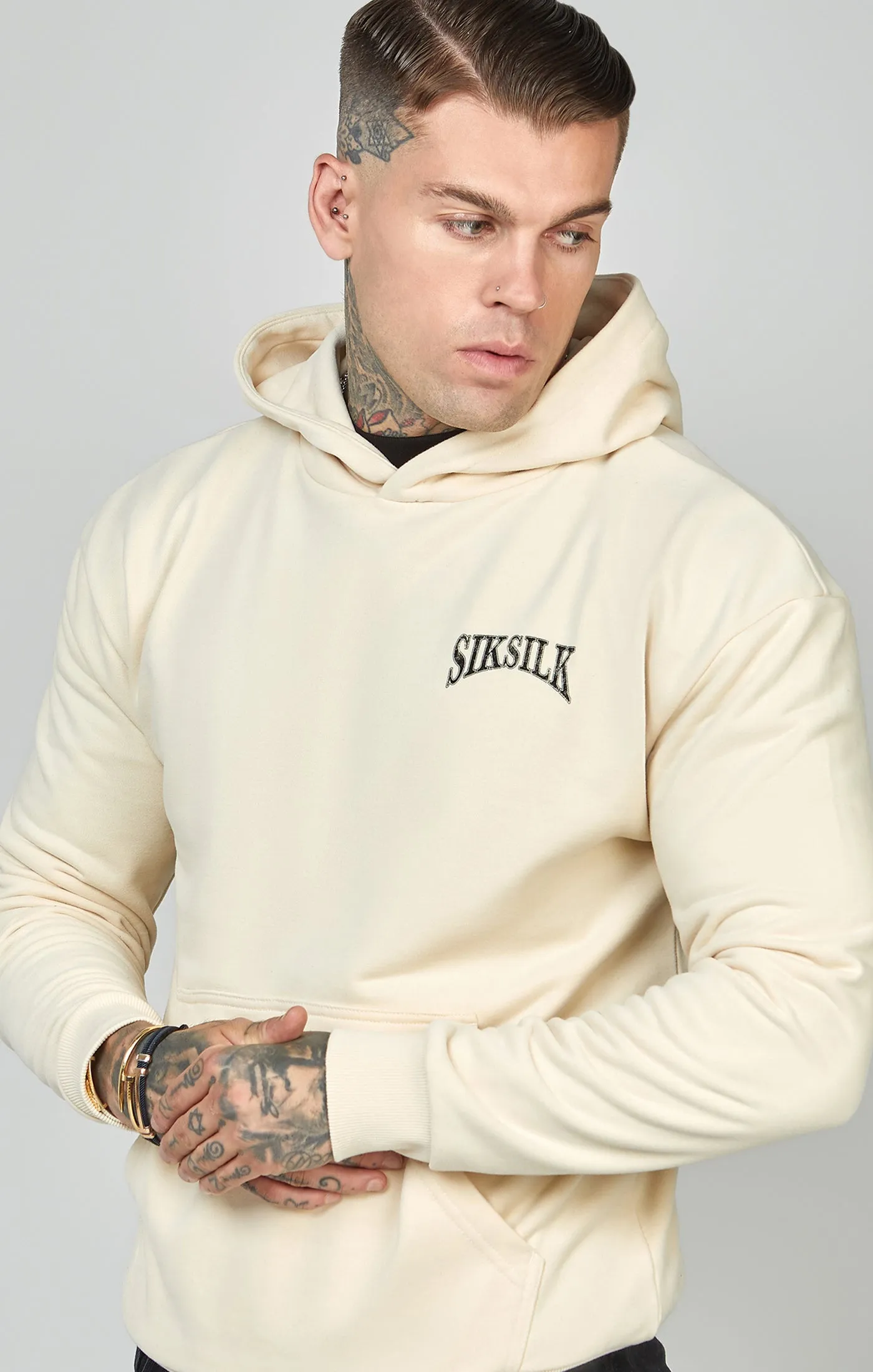 Oversized Crest Logo Hoodie sold by Siksilk