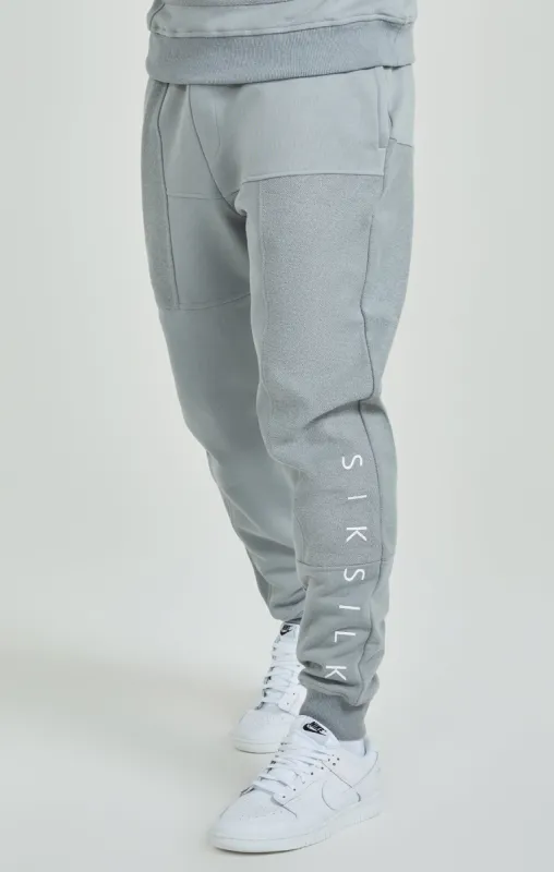 Grey Cut & Sew Joggers sold by Siksilk