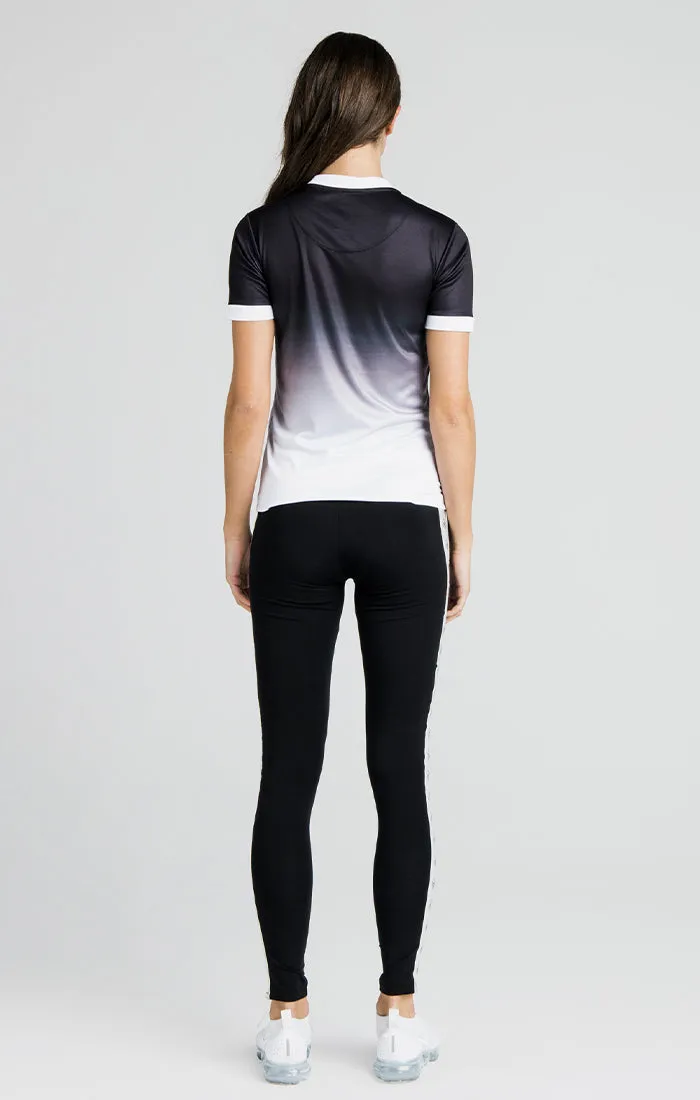 SikSilk Taped High Waist Leggings - Black sold by Siksilk product image thumbnail 3