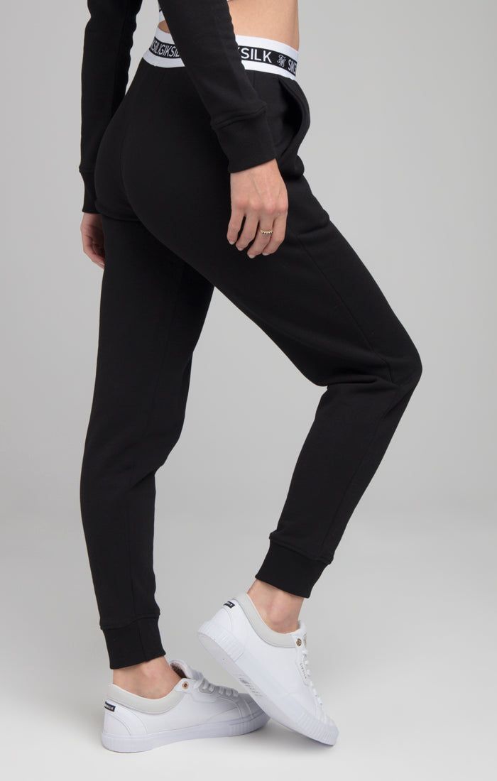 SikSilk Revert Fleece Track Pants - Black sold by Siksilk product image thumbnail 2