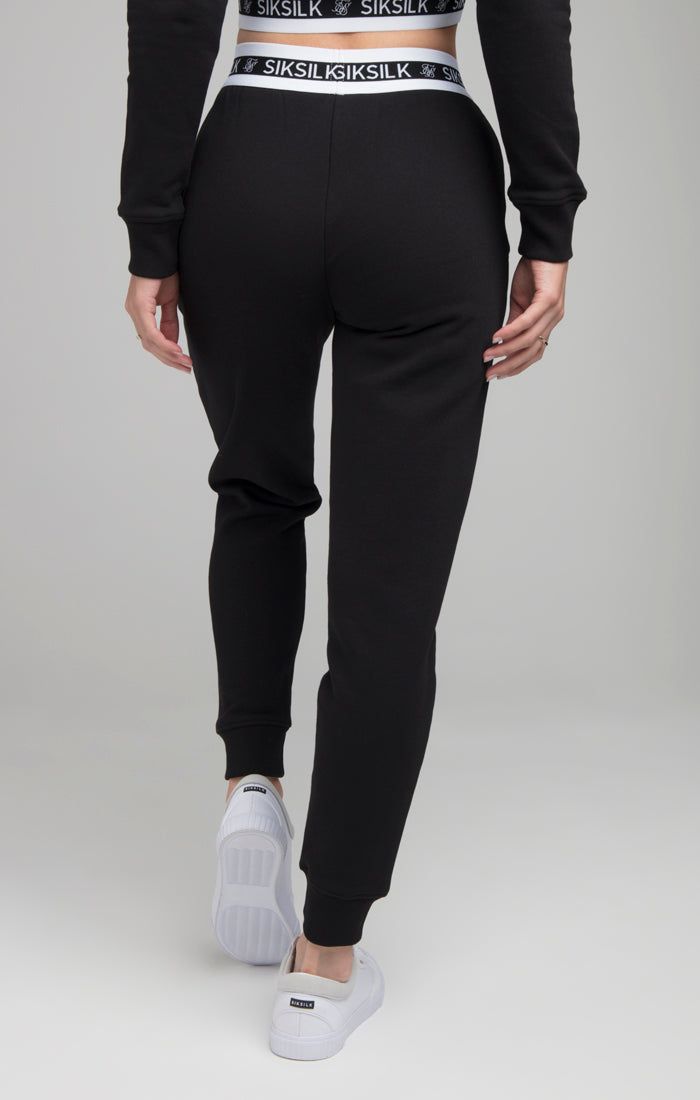 SikSilk Revert Fleece Track Pants - Black sold by Siksilk product image thumbnail 3