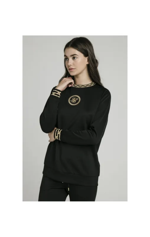 SikSilk Luxury Poly Sweatshirt - Black sold by Siksilk