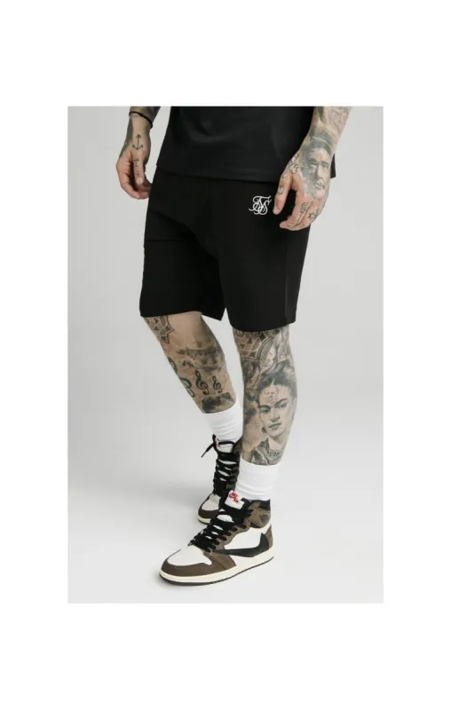 SikSilk Jersey Shorts - Black sold by Siksilk